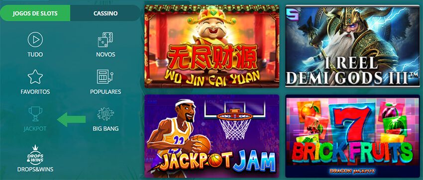 Slot machines com jackpot na 22bet